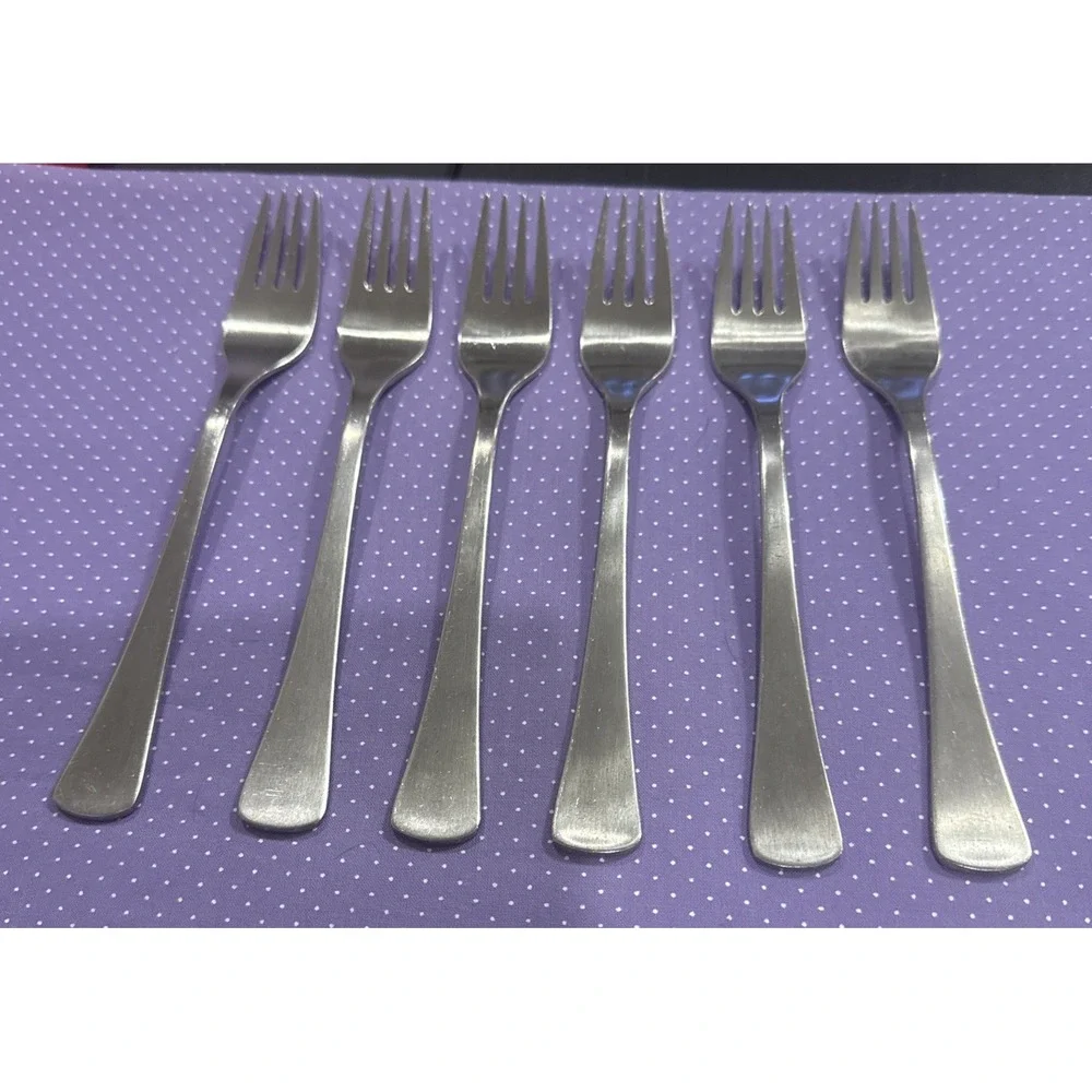 Dalia Royal Royale Spain Dinner‎ Forks Fork Stainless Steel Flatware Set Of 6